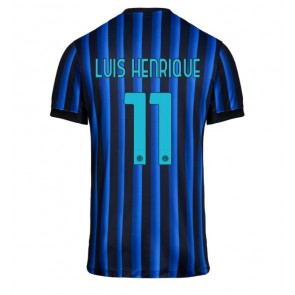 Lacne Muži Futbalové dres Inter Milan Luis Henrique #11 2025-26 Krátky Rukáv - Domáci Lacne Muži Futbalové dres Inter Milan Luis Henrique #11 2025-26 Krátky Rukáv - Domáci